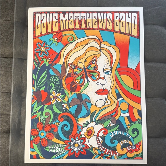 Colorful Dave Matthews Band Poster